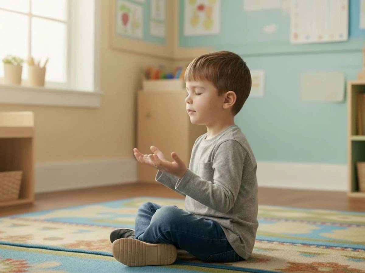 A Boy's Moment Connecting to Jesus
